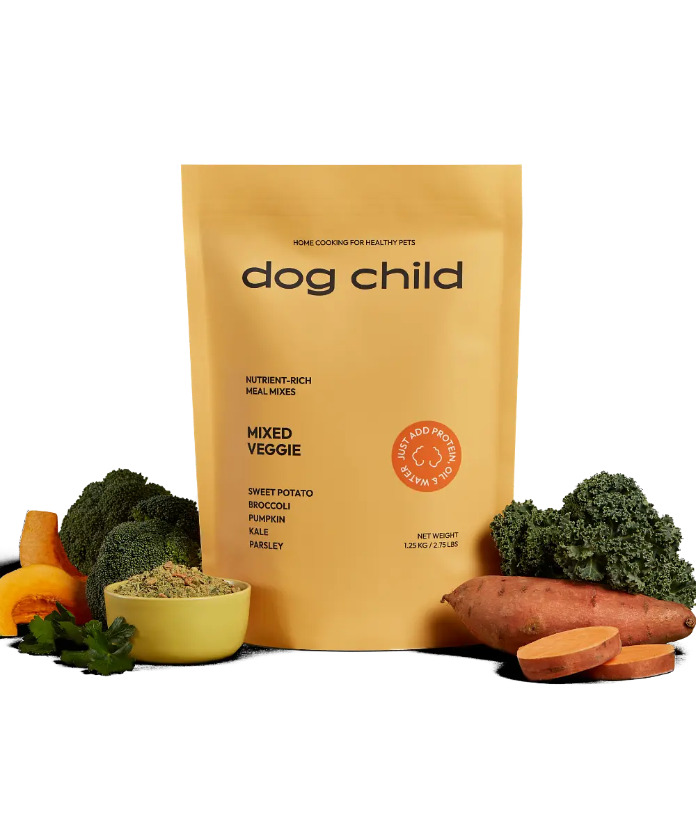 Mélange de légumes pour chiens
