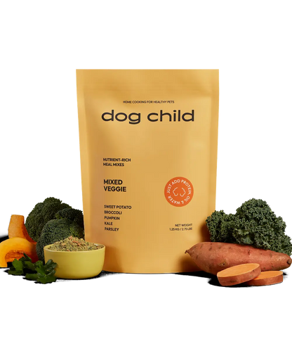 Mélange de légumes pour chiens