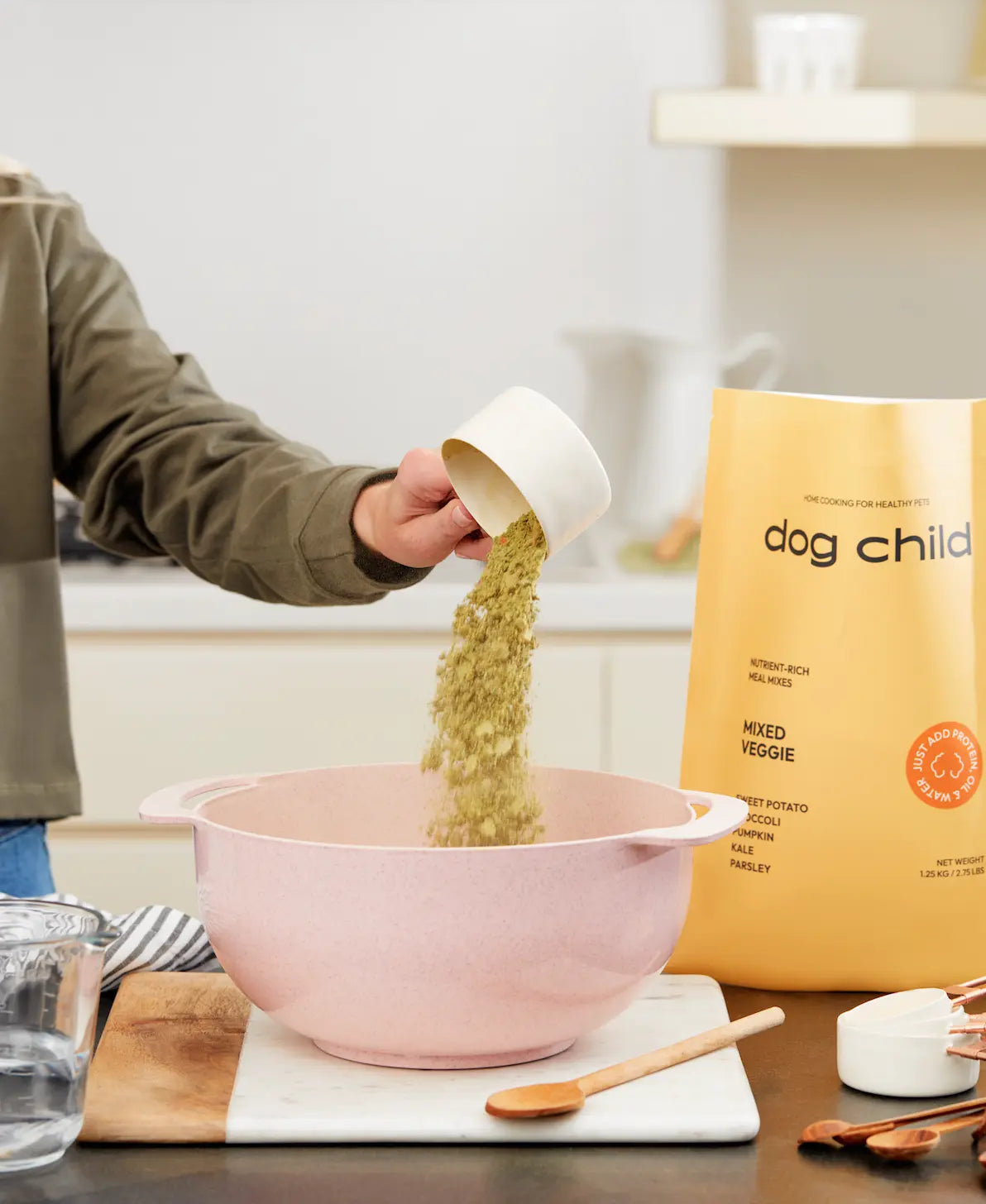 Mélange de légumes pour chiens