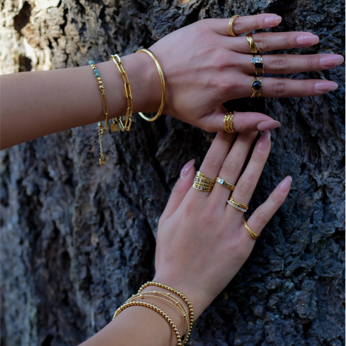 Style BARGARH : bracelet jonc en or de style classique
