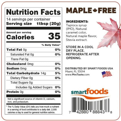 Mrs Taste LOW CALORIE SYRUPS, 280g
