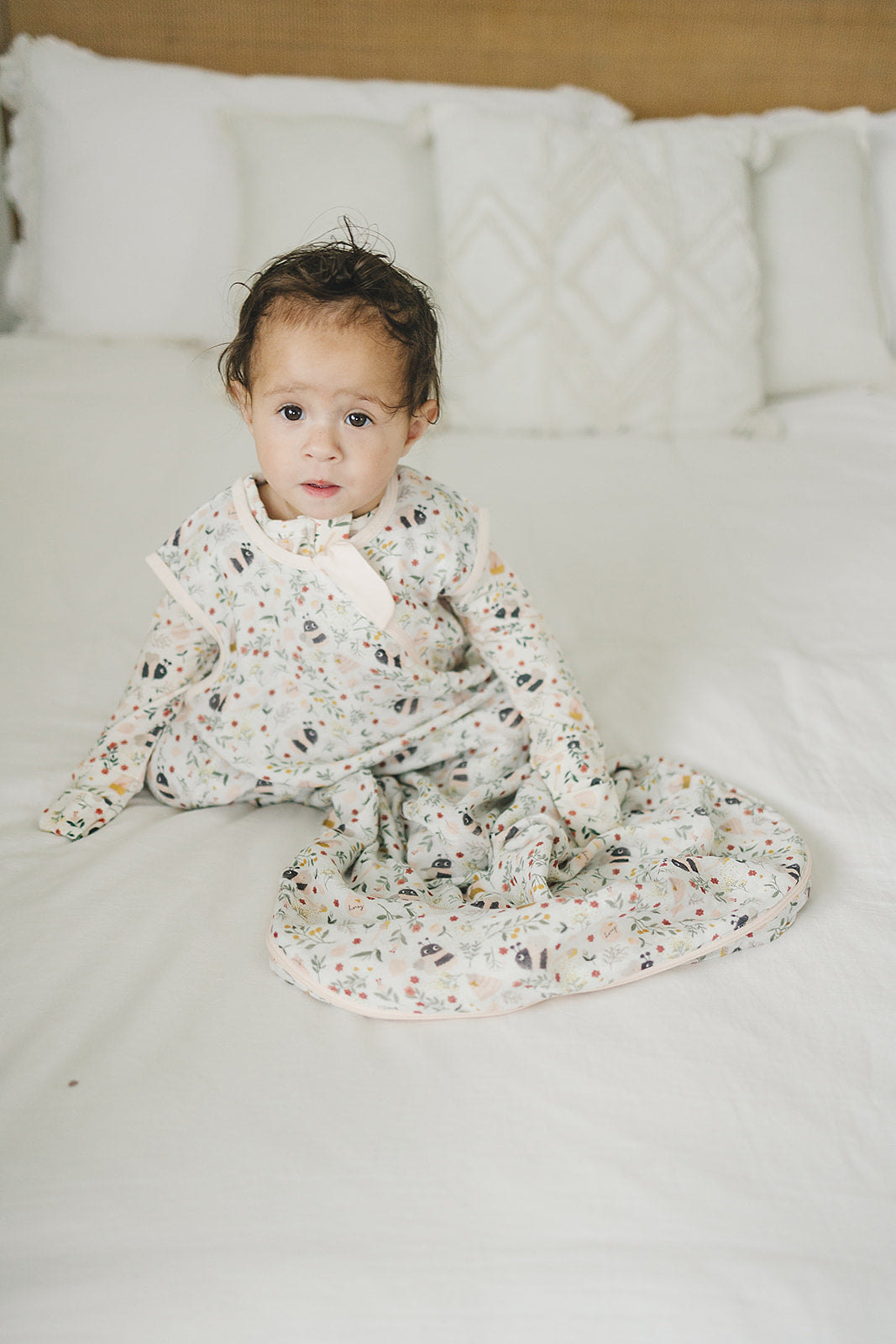 Baby Bamboo Muslin Sleep Bag 0.5 TOG - Bumble Bees