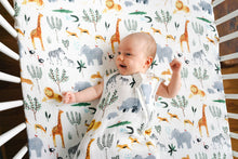 Gigoteuse en mousseline pour bébé 0,5 TOG en viscose de bambou Tanboocel® - Safari Jungle