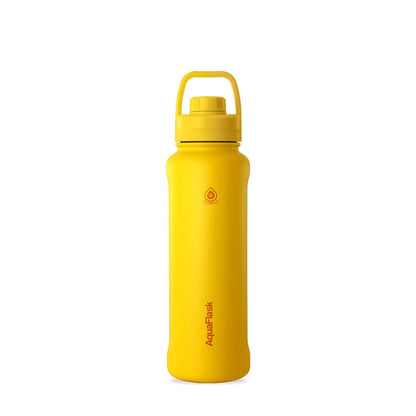Bouteille d'eau en acier inoxydable AquaFlask 1080 ml (40 oz) avec bouchon sport – Chaud et froid, anti-fuite, sans BPA