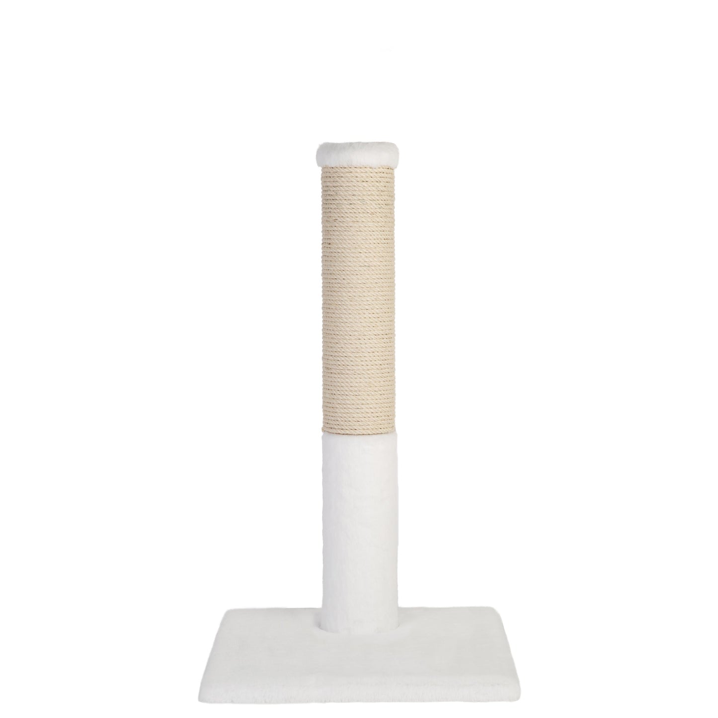 Noba Classic Arbre à chat 71 cm - Fausse fourrure blanche