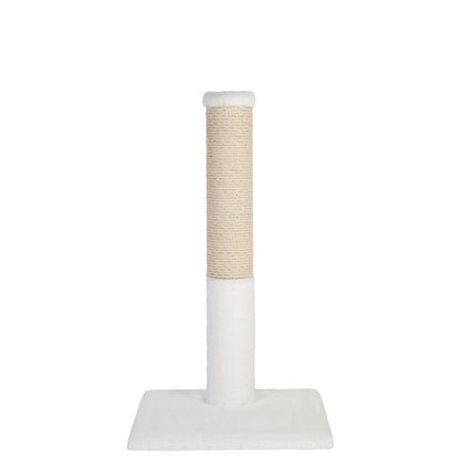 Noba Classic Arbre à chat 71 cm - Fausse fourrure blanche