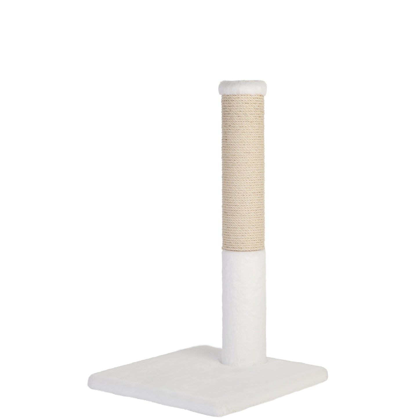 Noba Classic Arbre à chat 71 cm - Fausse fourrure blanche