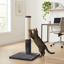 Noba Classic 28" Scratching Post - Grey Faux Fur