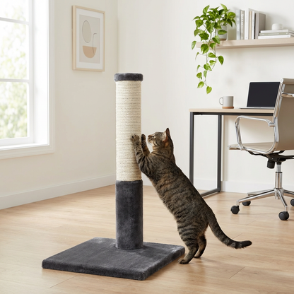 Noba Classic Arbre à chat 71 cm - Peluche grise