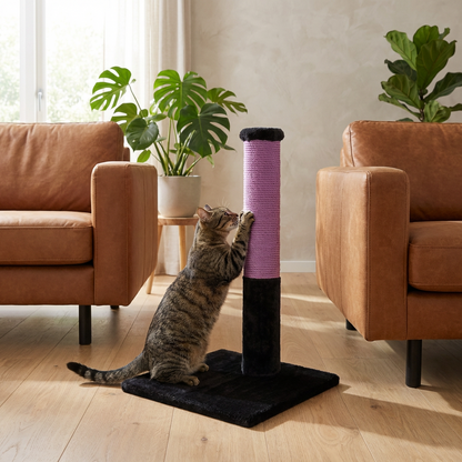 Noba Classique Arbre à chat 71 cm - Fourrure synthétique noire