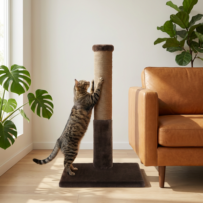 Noba Classic Arbre à Chat 71 cm - Fourrure Synthétique Marron