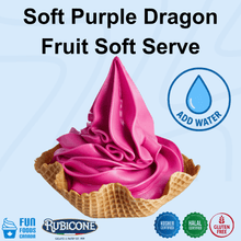 Mélange pour crème glacée molle et gelato molle au fruit du dragon pourpre - Ready Fruit - Base complète - Prêt à l'emploi - Caisse de 8 sacs de 1,5 kg - Rubicone Canada - Livraison gratuite au Canada pour les commandes de plus de 199 CAD