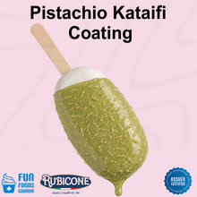 Enrobage cornet Pistache Kataifi (Chocolat Dubaï) - Seau de 1,5 kg - Rubicone Canada - Fabriqué en Italie - Livraison gratuite au Canada pour les commandes de plus de 199 CAD