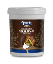 Trempette pour cornet de chocolat noir Choco Kataifi (Chocolat de Dubaï) - Seau de 1,5 kg - Rubicone Canada - Fabriqué en Italie - Livraison gratuite au Canada pour les commandes de plus de 199 CAD