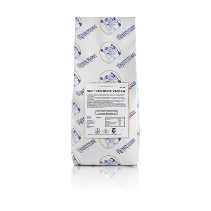 Soft Pan White Vanilla Soft Serve Mix - 1.5 KG Bag or Case of 8 x 1.5 KG bags - Rubicone Canada - Ships Free Within Canada on Orders Above CAD $199
