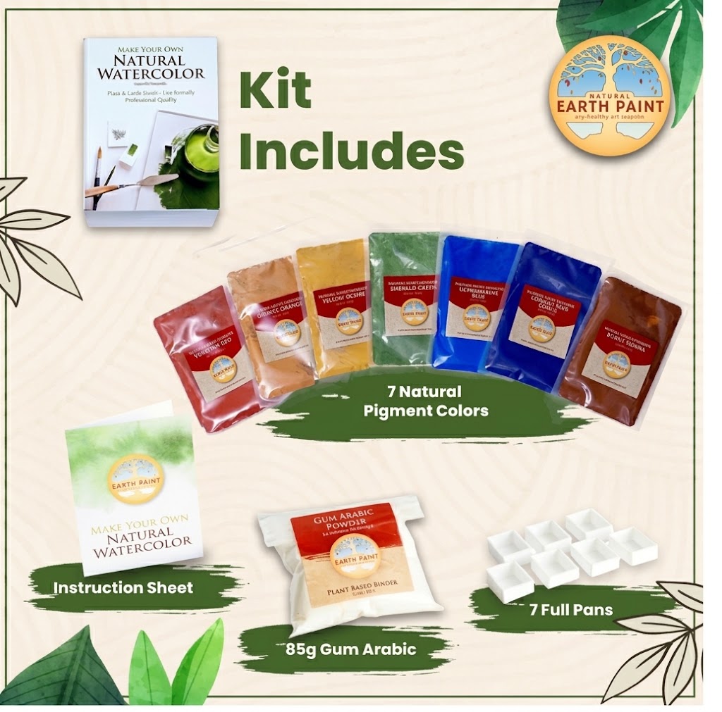 Kit d'aquarelle naturelle