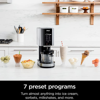 NINJA CREAMi NC301 Ice Cream Maker - Factory serviced with Home Essentials warranty