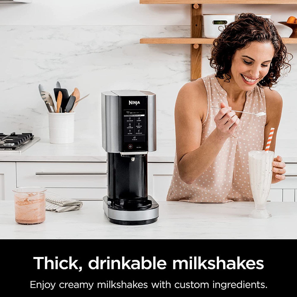 NINJA CREAMi NC301 Ice Cream Maker - Factory serviced with Home Essentials warranty