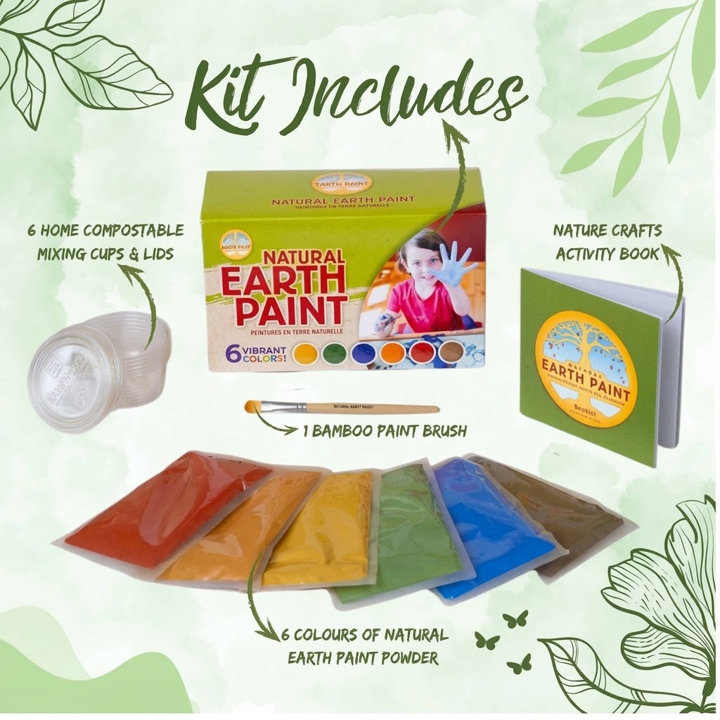 Kit de peinture naturelle pour enfants