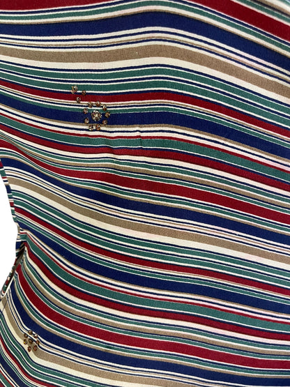 Haut PRC6653 Avatar en pure soie à fente latérale