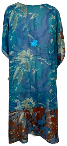 PRG6365 Kaftan long transparent en pure soie Avatar
