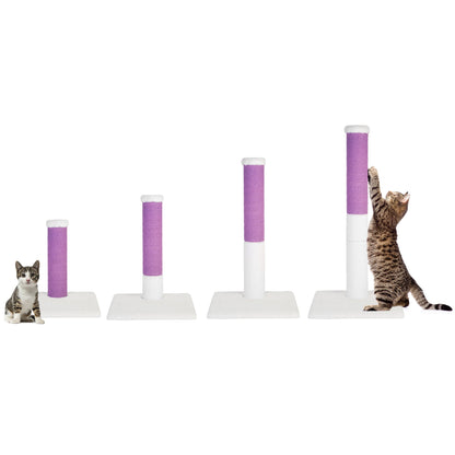 Noba Evolution - Arbre à chat 4 en 1 - Peluche Blanche