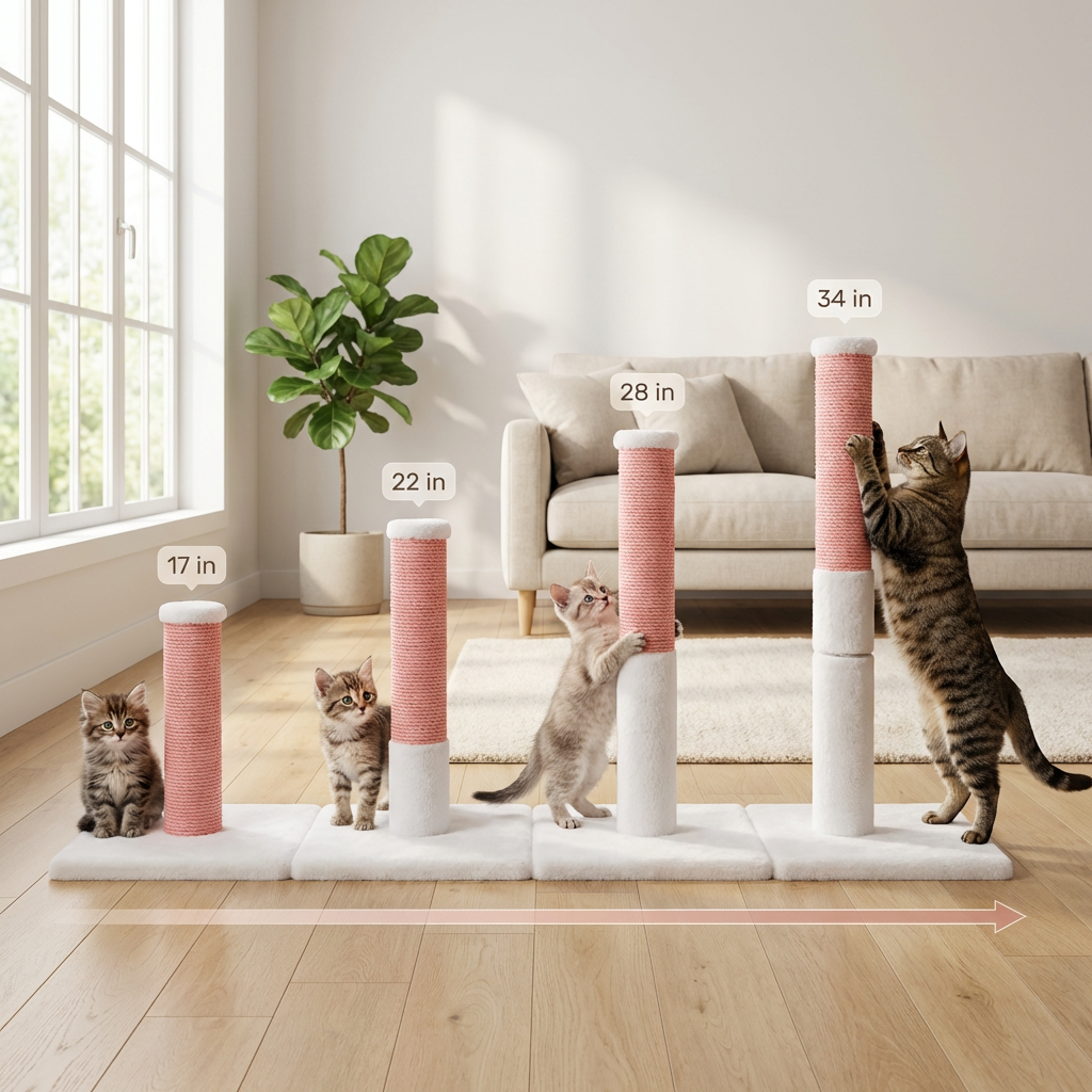 Noba Evolution - Arbre à chat 4 en 1 - Peluche Blanche