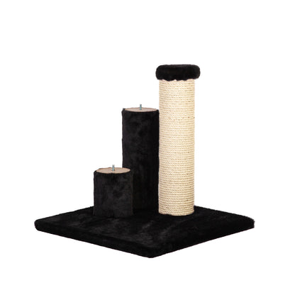 Noba Evolution - Arbre à chat 4 en 1 - Peluche noire