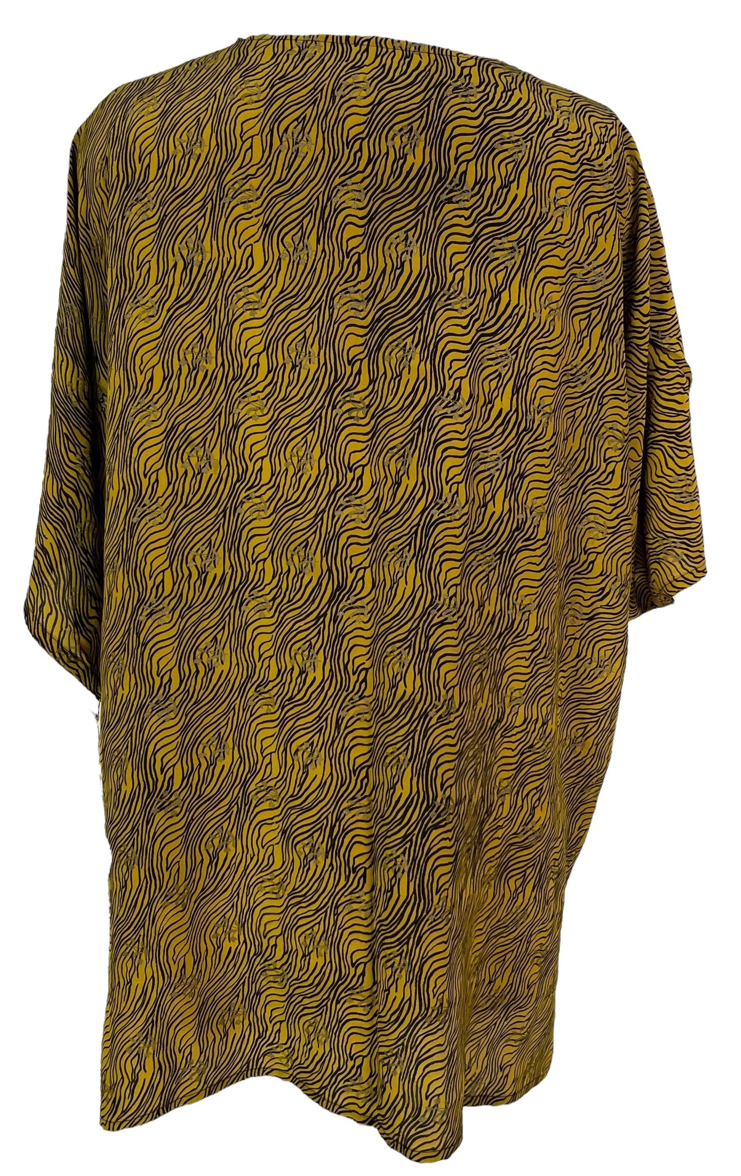 PRC6925 Veste à manches kimono en pure soie avec ceinture