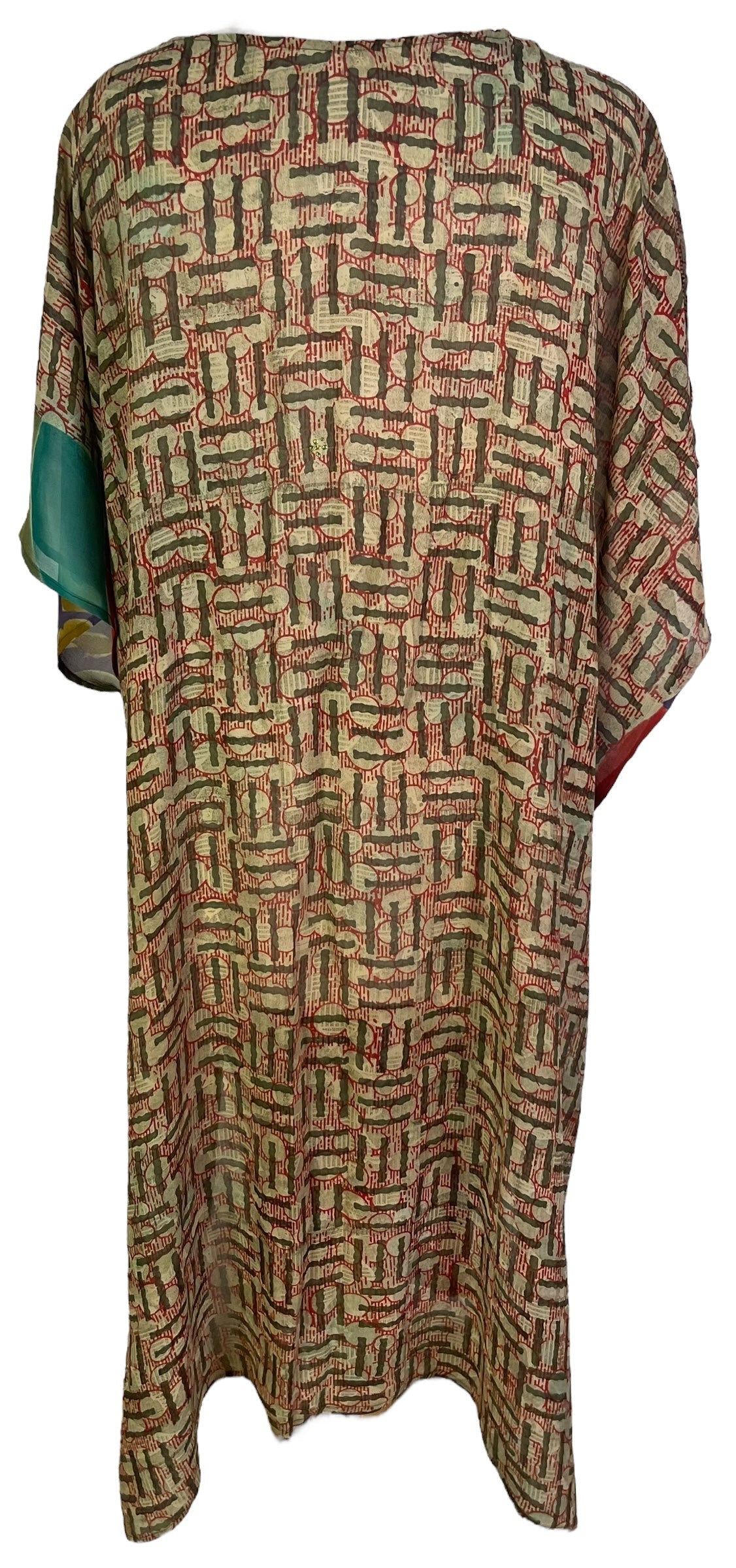 PRG6784 Caftan long en pure soie Sheer Avatar