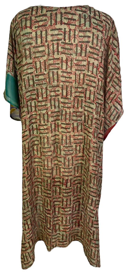 PRG6784 Caftan long en pure soie Sheer Avatar