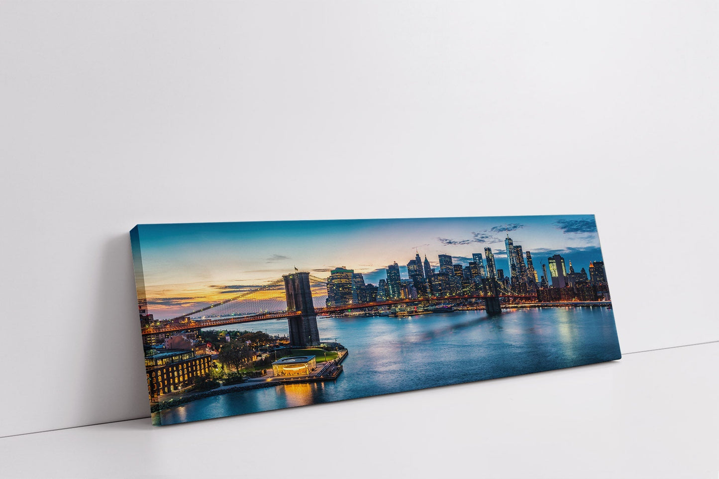 Cities Skylines-Pont au coucher du soleil (New York)-Art mural