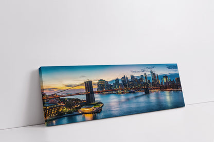 Cities Skylines-Pont au coucher du soleil (New York)-Art mural
