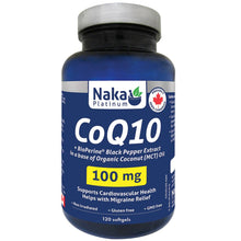 Naka Platinum COQ10 (100 mg), 120 gélules