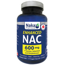 Naka Platinum ENHANCED NAC, 75 gélules végétales