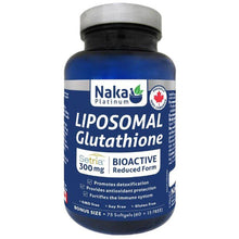 Naka Platinum GLUTATHION LIPOSOMAL, 75 gélules molles