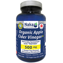 VINAIGRE DE CIDRE DE POMME BIOLOGIQUE Naka Platinum, 120 capsules végétales