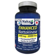Naka Platinum NATTOKINASE AMÉLIORÉE, 75 gélules végétales