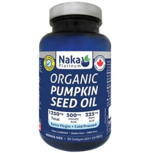 Naka Platinum HUILE DE GRAINES DE CITROUILLE BIO, 80 Gélules