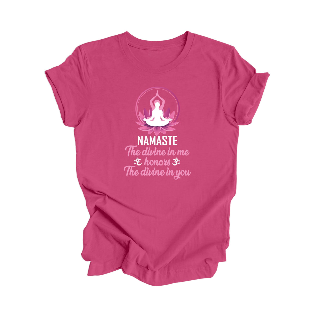 Namaste The Divine In Me Honors The Divine In You - Yoga Gift, Meditation Shirt, Yoga T-shirt, Yoga Lover Gift, Yoga Teacher Shirt, Wellness Shirt, Self Care Shirt - Inspired X