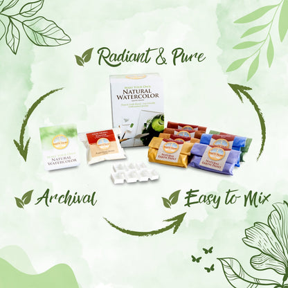 Kit d'aquarelle naturelle