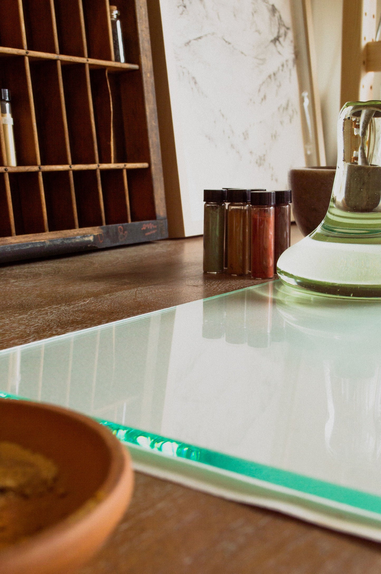 Palette en verre