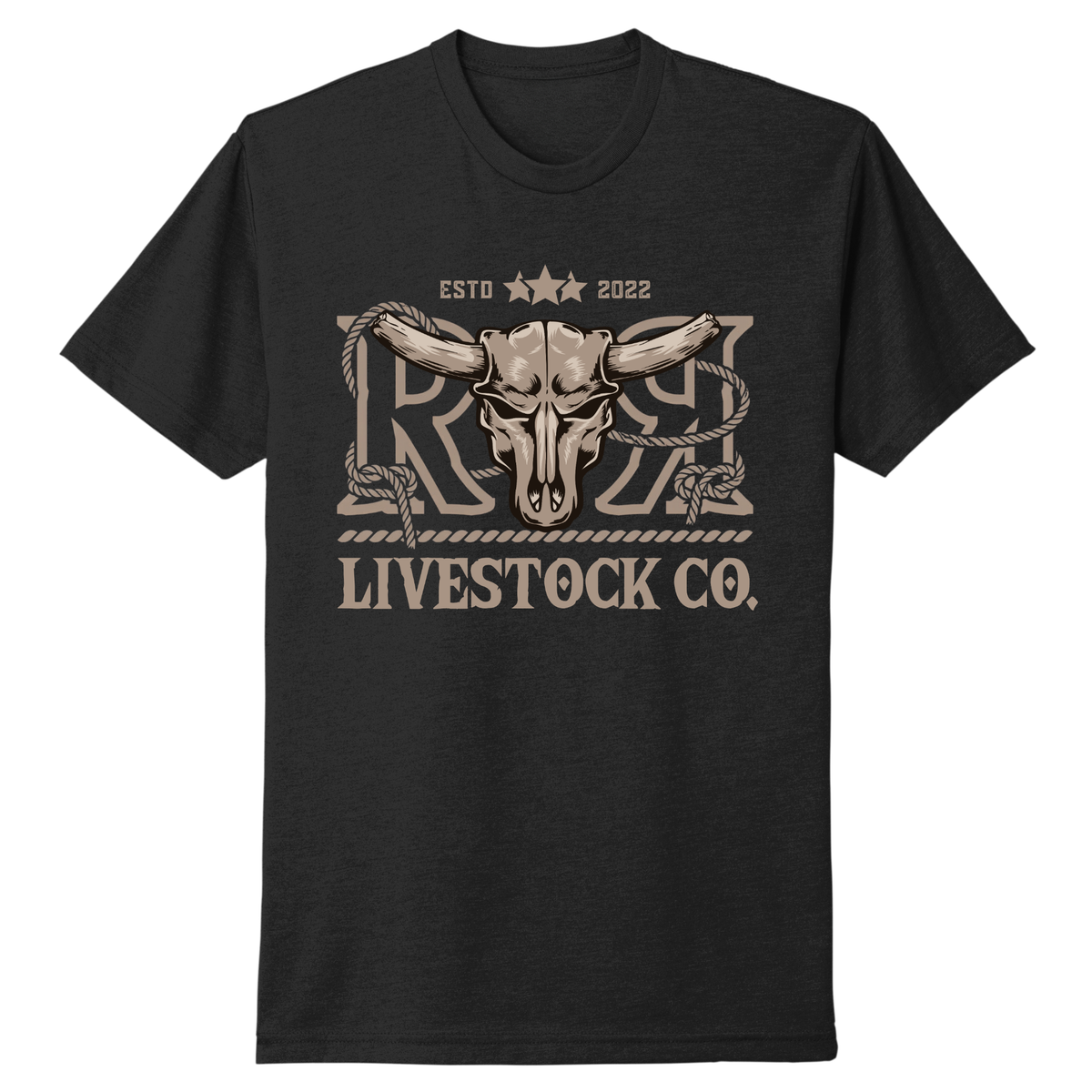 RR LIVESTOCK CO. T-SHIRT | Black
