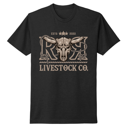 RR LIVESTOCK CO. T-SHIRT | Black