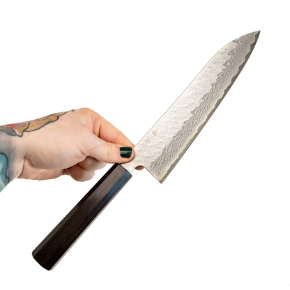Nigara Hamono Tsuchime Damas Gyuto 235 mm
