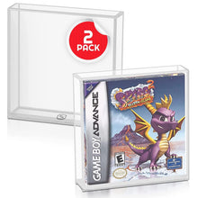 Protecteur en acrylique pour boîte de jeu (GB/GBA) - Lot de 2
