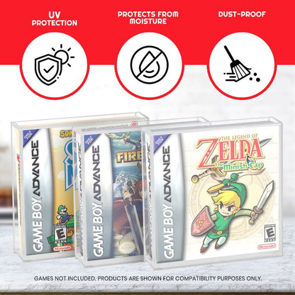 Acrylic Protector for (GB/GBA) Game Box - 2 Pack