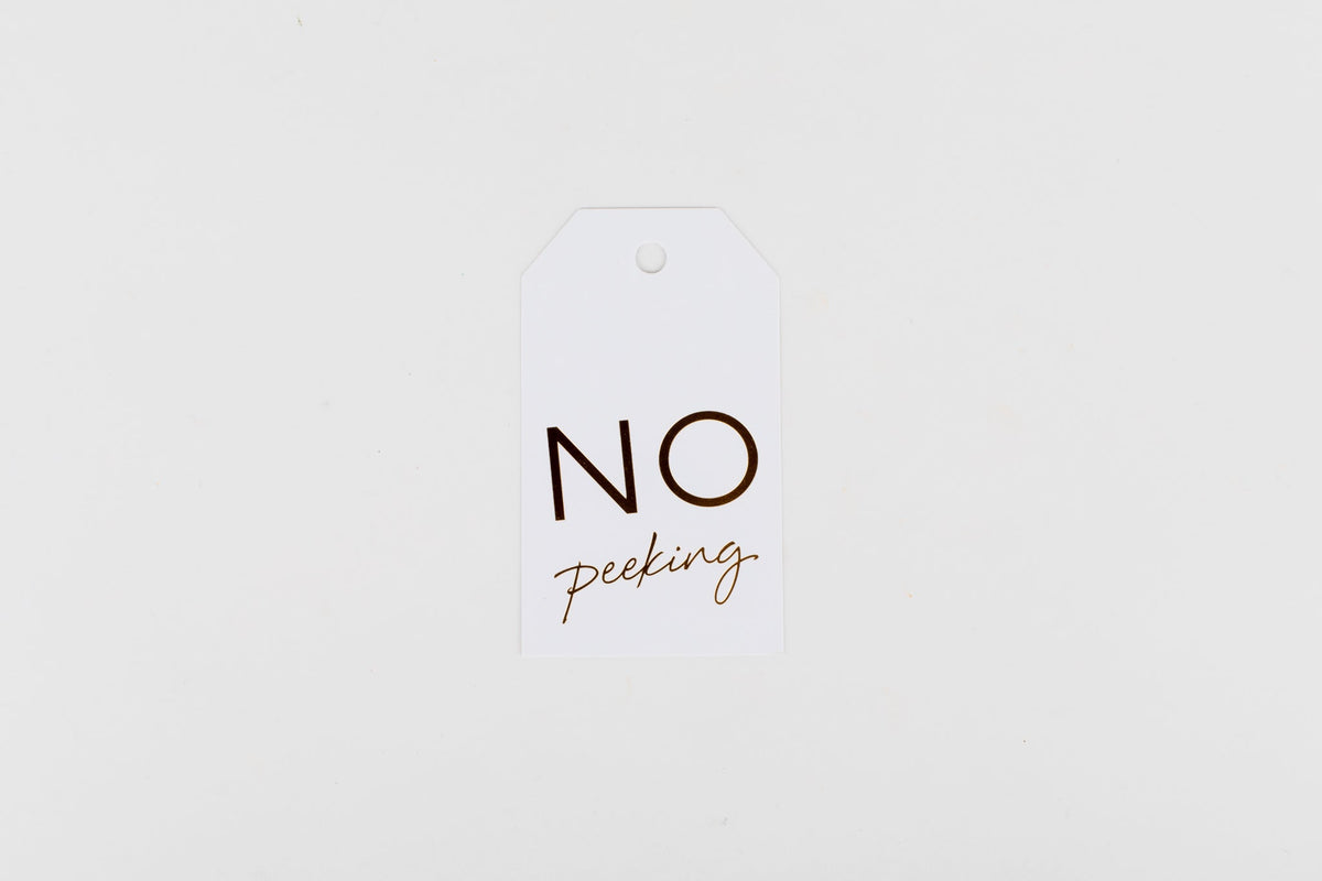 No Peeking (Gold Foil)