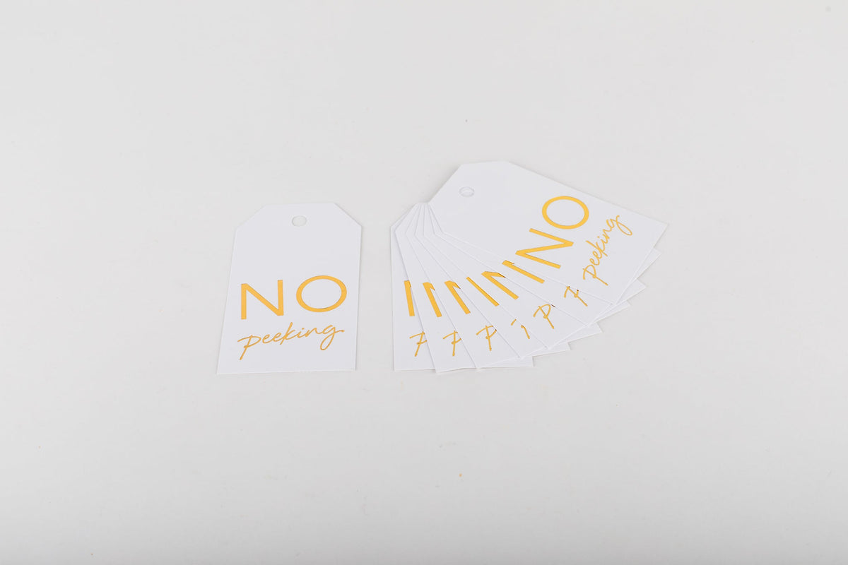 No Peeking (Gold Foil)