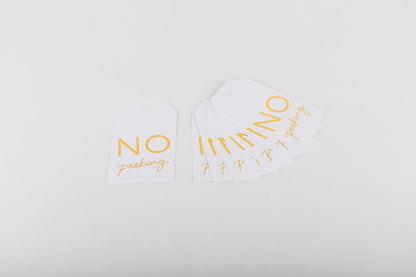 No Peeking (Gold Foil)